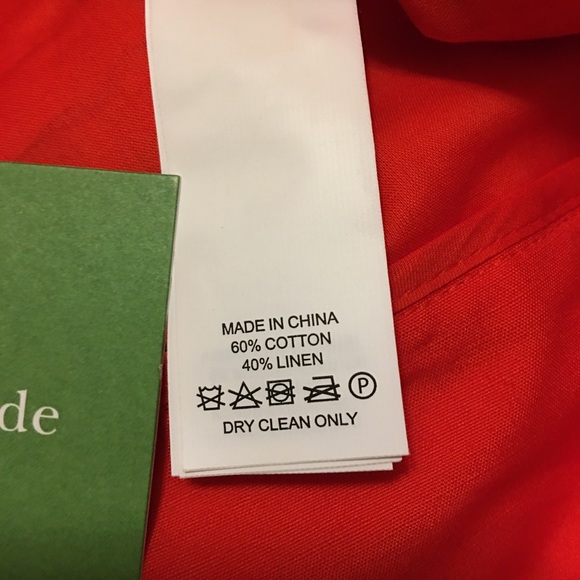 NWT Kate Spade Cherpeper Slub Cotton Culotte - Picture 6 of 8